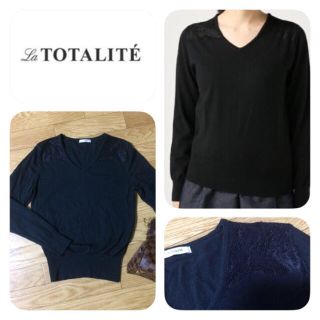 ラトータリテ(La TOTALITE)のLa TOTALITE 肩レースニット(ニット/セーター)