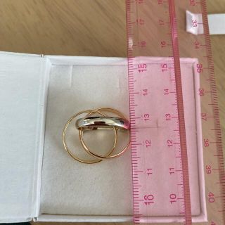 新品仕上げ済‼️キラキラ✨レア‼️54 カルティエ トリニティリング13号14号