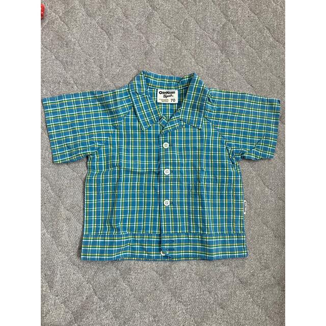 OshKosh(オシュコシュ)のOshKosh カッターシャツ　70 キッズ/ベビー/マタニティのベビー服(~85cm)(シャツ/カットソー)の商品写真