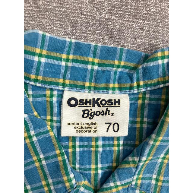 OshKosh(オシュコシュ)のOshKosh カッターシャツ　70 キッズ/ベビー/マタニティのベビー服(~85cm)(シャツ/カットソー)の商品写真