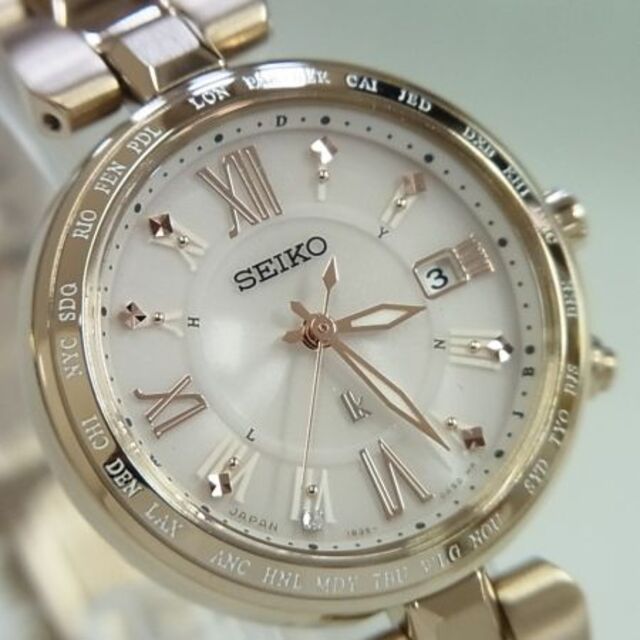 SEIKOルキア SSQV058 ソーラー式電波時計 LUKIA 【新品正規品
