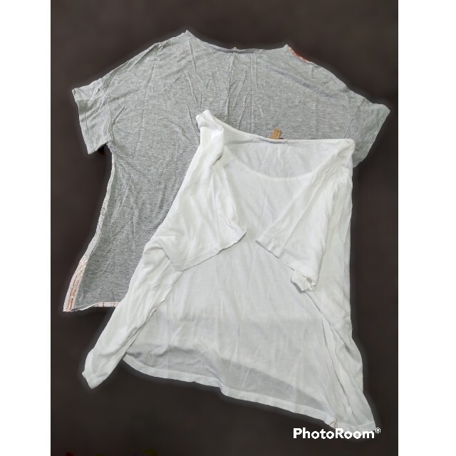 ZARA(ザラ)のZARA Tシャツ 2点セット レディースのトップス(Tシャツ(半袖/袖なし))の商品写真