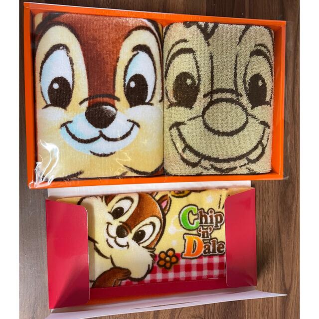 チップ&デール(チップアンドデール)の【新品】チップとデール　タオル3枚セット　Disney Chip n Dale エンタメ/ホビーのアニメグッズ(タオル)の商品写真