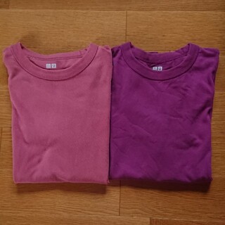 ユニクロ(UNIQLO)の女性向け ユニクロ Tシャツ ２枚セット(Tシャツ/カットソー(半袖/袖なし))