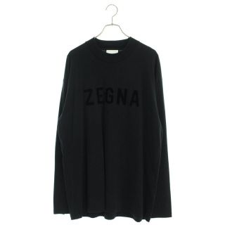 フィアオブゴッド(FEAR OF GOD)のフィアオブゴッド ×エルメネジルドゼニア/Ermenegildo Zegna FZJ802 FZTS01 オーバーサイズロゴ長袖カットソー メンズ XL(Tシャツ/カットソー(七分/長袖))