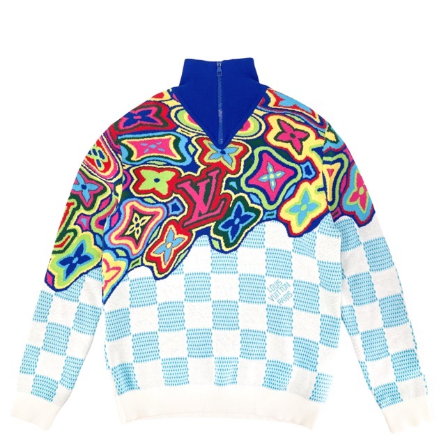 LOUIS VUITTON ルイヴィトン ニット 21SS ディストーテッドモノグラム