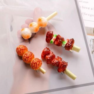 食品サンプル ヘアピン 焼き鳥4本セットの通販 by nuts's shop｜ラクマ