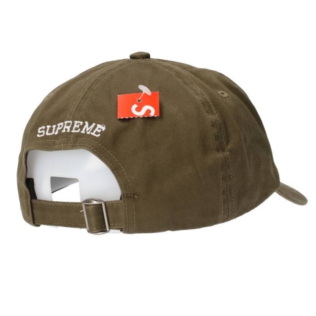 Supreme(シュプリーム)のシュプリーム 21AW Est. 1994 6-Panel Cap ロゴ刺繍キャップ メンズ ハンドメイドのファッション小物(帽子)の商品写真