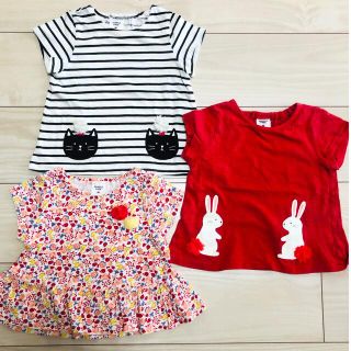 アカチャンホンポ(アカチャンホンポ)の80cm Tシャツ　３枚セット(Ｔシャツ)