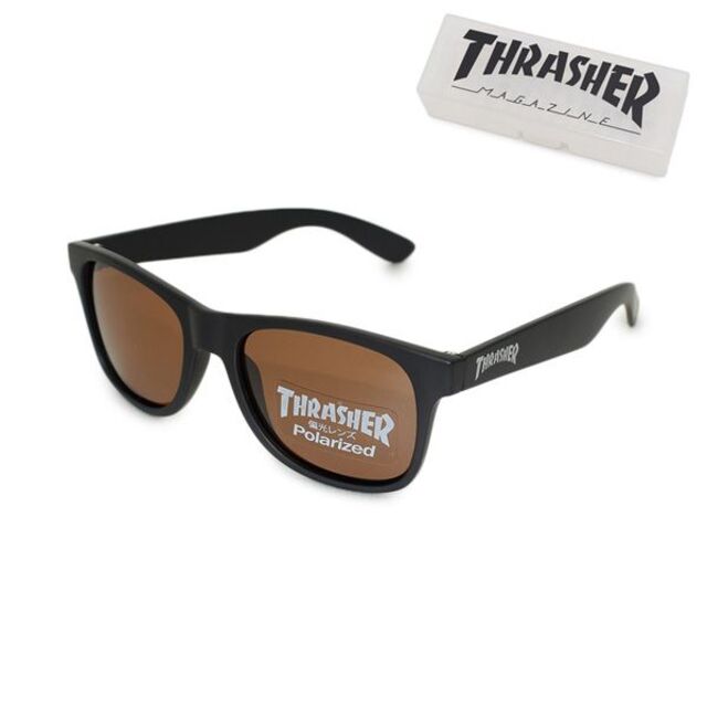 THRASHER(スラッシャー)の【新品】THRASHER スラッシャー　偏光サングラス　1013-BK-BRP メンズのファッション小物(サングラス/メガネ)の商品写真