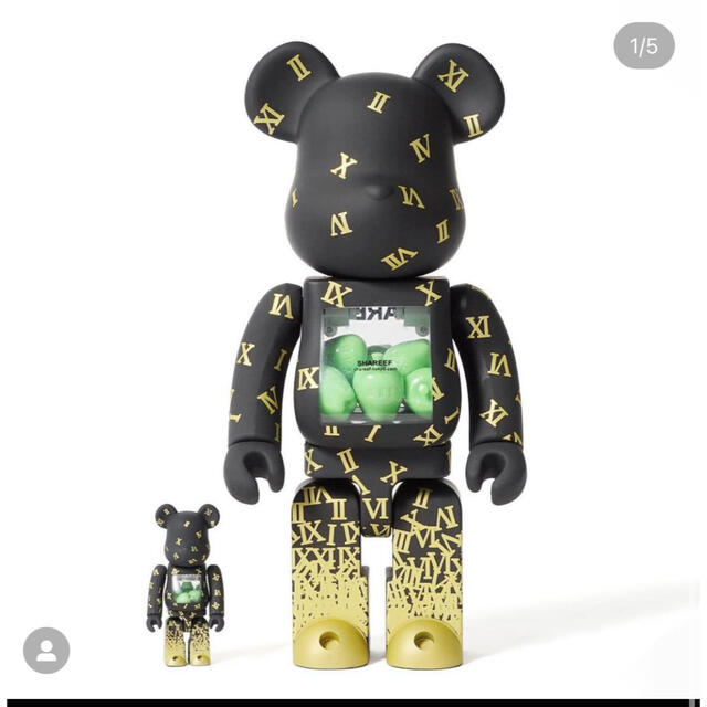 おもちゃBE@RBRICK SHAREEF 3 100％ & 400％