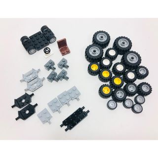 レゴ(Lego)の【新品未使用】レゴ　LEGO 車　タイヤ　ホイール　いろいろ(知育玩具)