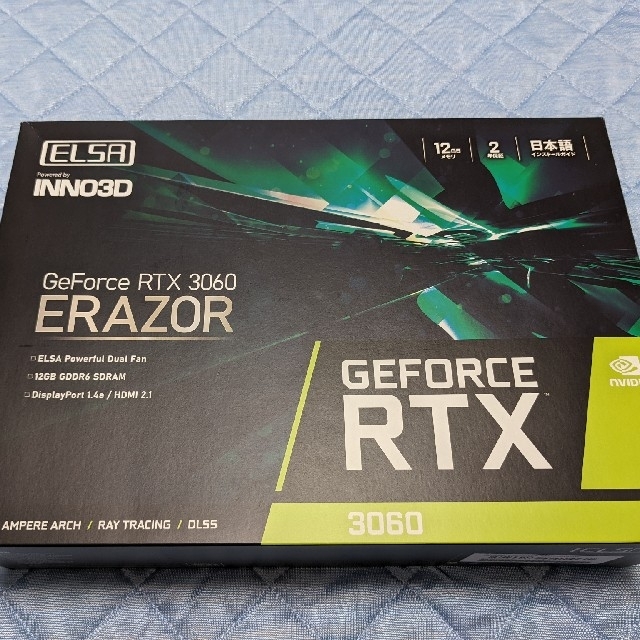 ELSA　INNO3D  GeForce　RTX3060　ERAZOR　12G