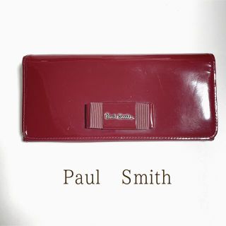 Paul Smith 折財布 本革 ワイン・ブラック Q11480