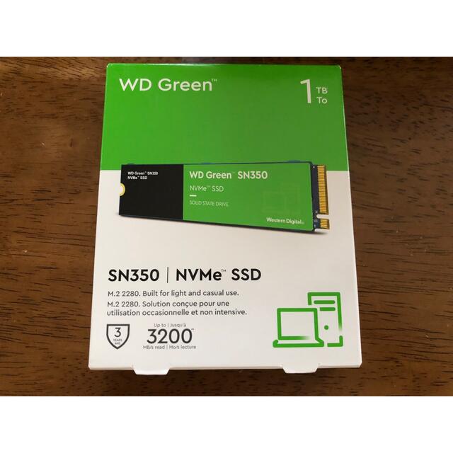 WD Green SN350 NVMe WDS100T3G0CPCパーツ