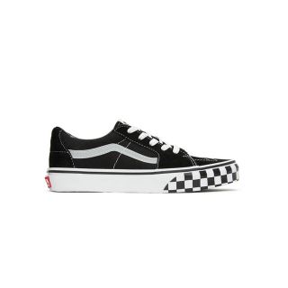 ヴァンズ(VANS)のVANS ブラック チェッカーボード Sk8-Low スニーカー24cm(スニーカー)