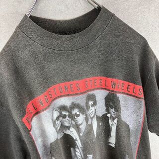 ヴィンテージ当時物 ローリングストーンズ ライブツアーTシャツ 1989年 ...