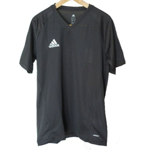 adidas(アディダス)の新品◆(L)アディダス ダークグレークライマクールVネックTシャツ メンズのトップス(Tシャツ/カットソー(半袖/袖なし))の商品写真