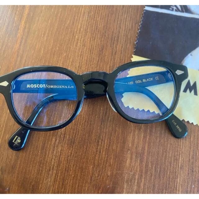 MOSCOT 44 伊達メガネ ブラック 度なしレンズ付 | www.innoveering.net