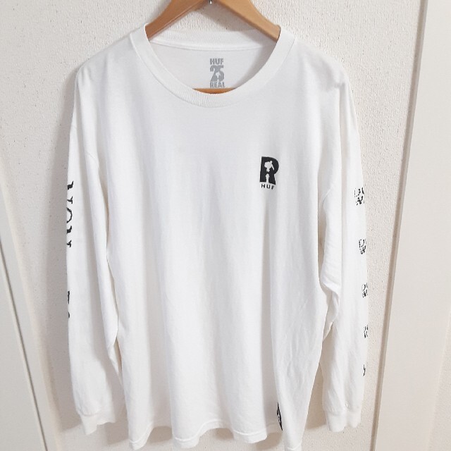 HUF(ハフ)のレア　HUF 25 REAL 限定　ロングスリーブ　メキシコ製 メンズのトップス(Tシャツ/カットソー(七分/長袖))の商品写真