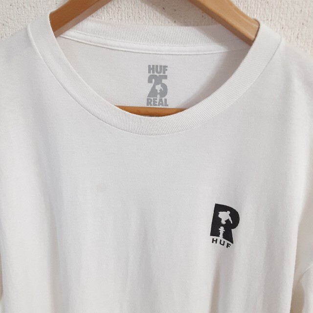 HUF(ハフ)のレア　HUF 25 REAL 限定　ロングスリーブ　メキシコ製 メンズのトップス(Tシャツ/カットソー(七分/長袖))の商品写真