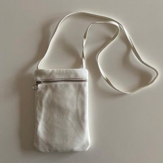 Aeta(アエタ) DA07 FLAT POUCH B WHITE(ショルダーバッグ)