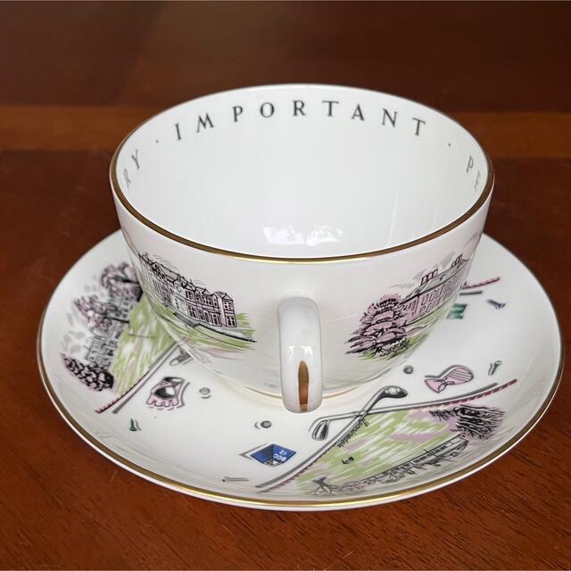 Royal Worcester(ロイヤルウースター)の【レア美品】ロイヤルウースター★VIPシリーズ★ゴルフ　ジャンボC/S インテリア/住まい/日用品のキッチン/食器(食器)の商品写真