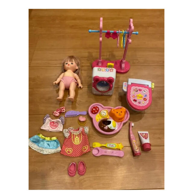 メルちゃんセット キッズ/ベビー/マタニティのおもちゃ(ぬいぐるみ/人形)の商品写真