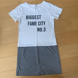 ローリーズファーム(LOWRYS FARM)のローリーズファーム  Tシャツワンピ M(ひざ丈ワンピース)