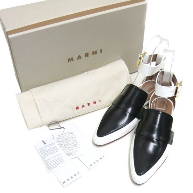 Marni(マルニ)の新品 MARNI アンクルストラップ フラットシューズ  マルニ レディースの靴/シューズ(その他)の商品写真
