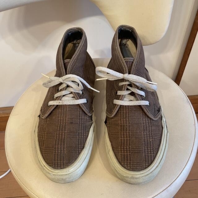 超希少　VANS USA製　ヴィンテージ　スリッポン　バンズ　チェック