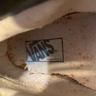 ヴァンズ(VANS)の超希少 90s ビンテージ USA製 vans バンズ CHUKKA チャッカ(スニーカー)