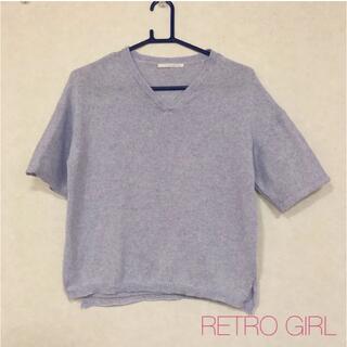 レトロガール(RETRO GIRL)のリネン サマーニット RETRO GIRL(Tシャツ(半袖/袖なし))