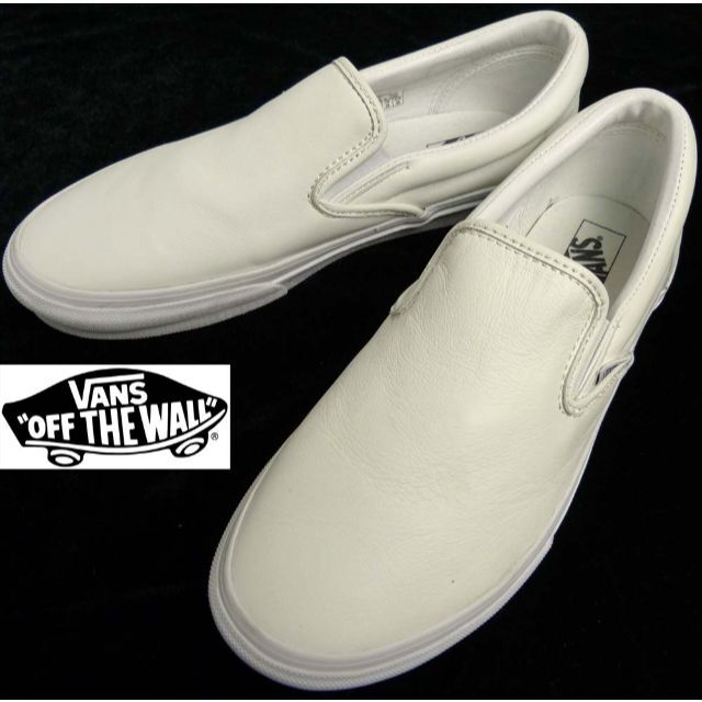 VANS /バンズ SLIP ON LEATHER / レザースリッポン29cmメンズ