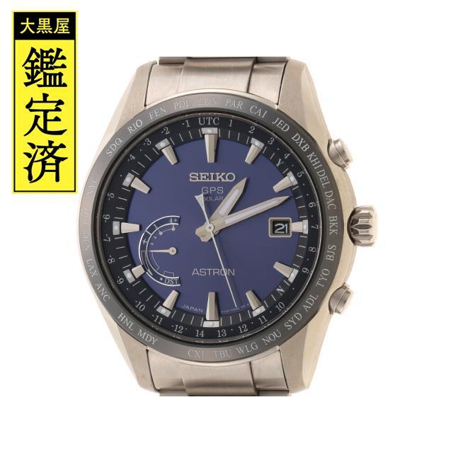 新発売】 SEIKO - セイコー アストロン ブルー チタン メンズ 電波