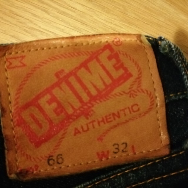 DENIME(ドゥニーム)の今だけ大幅値下げ DENIME ドゥニーム 66xx type W32 革パッチ メンズのパンツ(デニム/ジーンズ)の商品写真