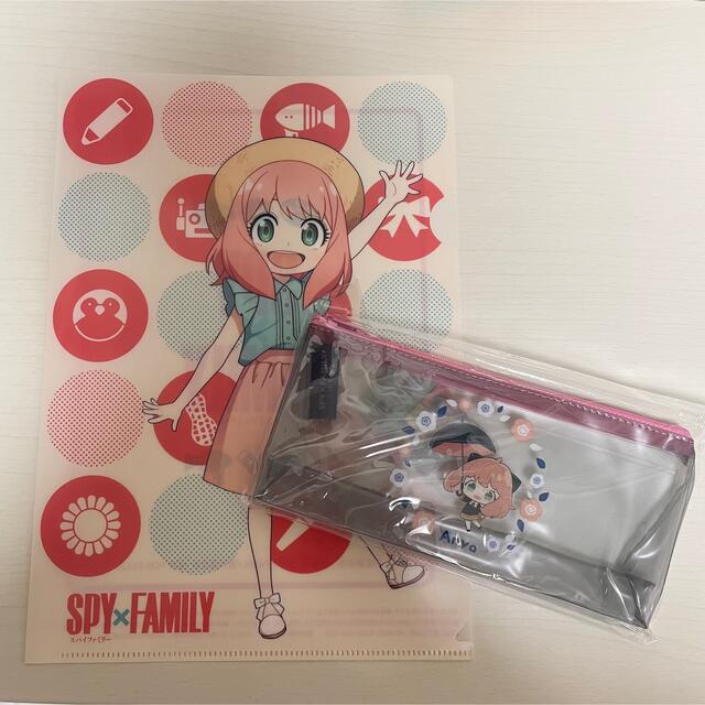 SPY×FAMILY マチ付きクリアポーチ　クリアファイルセット エンタメ/ホビーのおもちゃ/ぬいぐるみ(キャラクターグッズ)の商品写真