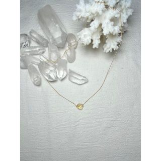 Necklace  シトリン　ラフタンブル　ネックレス(ネックレス)