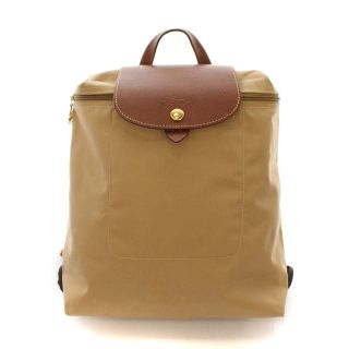 ロンシャン(LONGCHAMP)のロンシャン プリアージュ リュックサック デイパック ベージュ(リュック/バックパック)