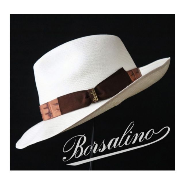 独特の上品 Borsalino - 137,500円新品【ボルサリーノ 】ワニ革