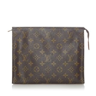 ルイヴィトン(LOUIS VUITTON)のルイ ヴィトン モノグラム ポッシュ トワレット26 クラッチバッグ M47542 PVC レディース LOUIS VUITTON 【1-0063705】(クラッチバッグ)