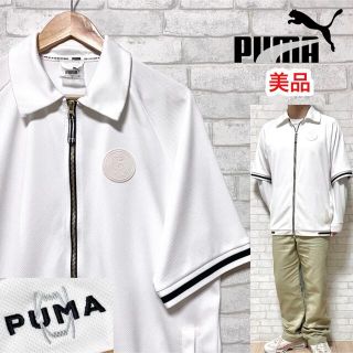 プーマ(PUMA)の☆美品☆ PUMA プーマ メッシュ ジップアップ トラックジャケット 半袖(ジャージ)