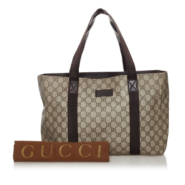 グッチ GGスプリーム トートバッグ 141624 PVC レディース GUCCI 【1