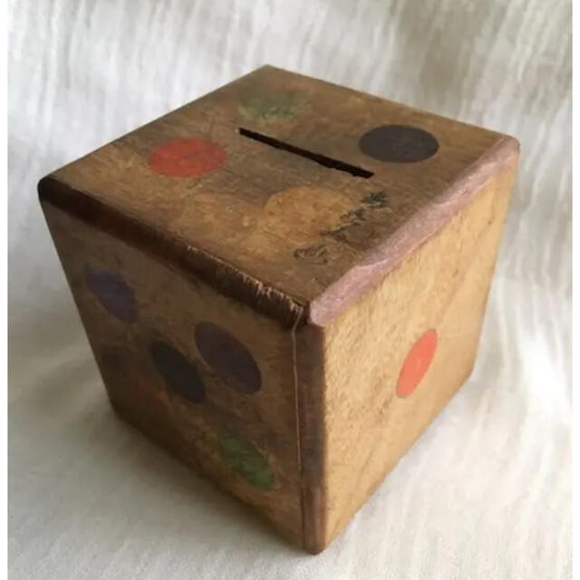 貯金箱 寄木細工 サイコロ アンティークの通販 by 123abc shop 貯金箱 寄木細工 サイコロ アンティークの通販 by 123abc shop