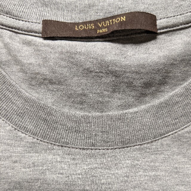 低価好評】 ルイヴィトン 半袖Tシャツ 灰色 グレー Lサイズ LOUIS