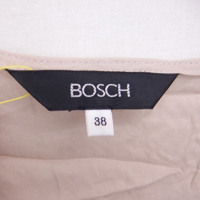 BOSCH(ボッシュ)のボッシュ カットソー Vネック レース 透け感 薄手 七分袖 38 ベージュ レディースのトップス(その他)の商品写真