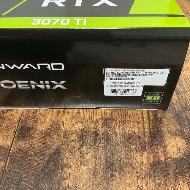 新品未開封 GEFORCE RTX3070TI gainward phoenix 2