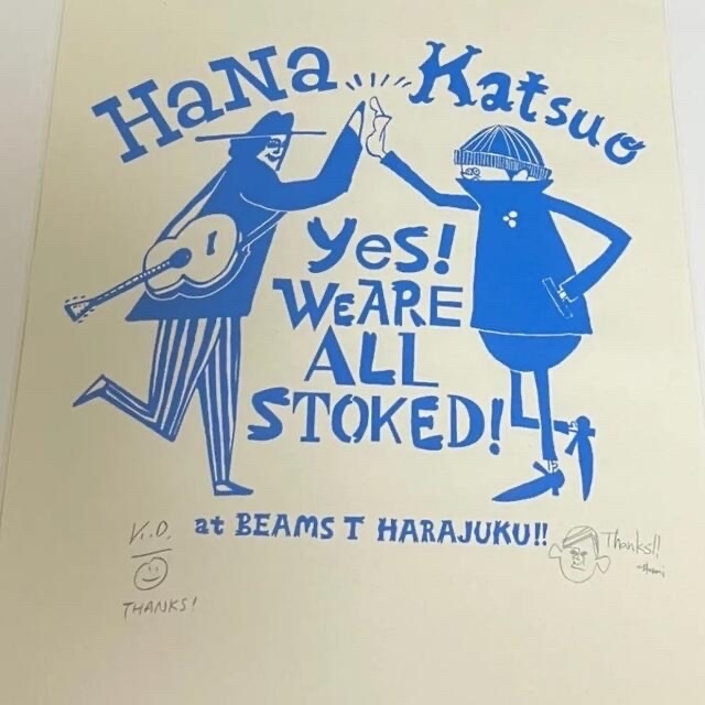 花井祐介 katuso design シルクスクリーン 花井祐介 katuso design シルクスクリーン