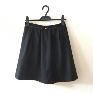 プロポーションボディドレッシング(PROPORTION BODY DRESSING)の★BODY DRESSING 黒ウールフレアスカート★(ひざ丈スカート)