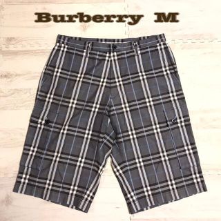 バーバリーブラックレーベル(BURBERRY BLACK LABEL)の<美品> Burberry バーバリーブラックレーベル ハーフパンツ チェック柄(ショートパンツ)